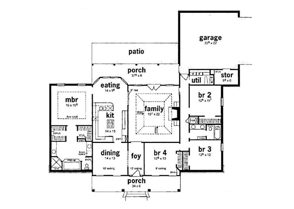 main floor house blueprint