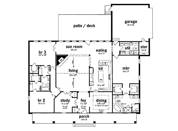 main floor house blueprint