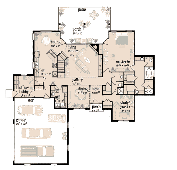 main floor house blueprint