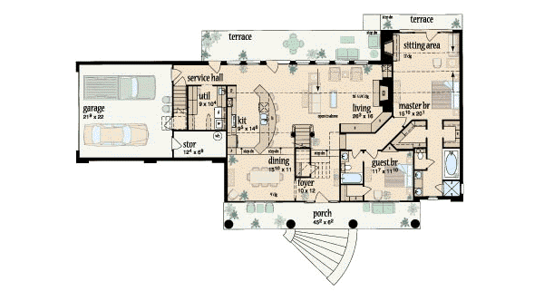 main floor house blueprint
