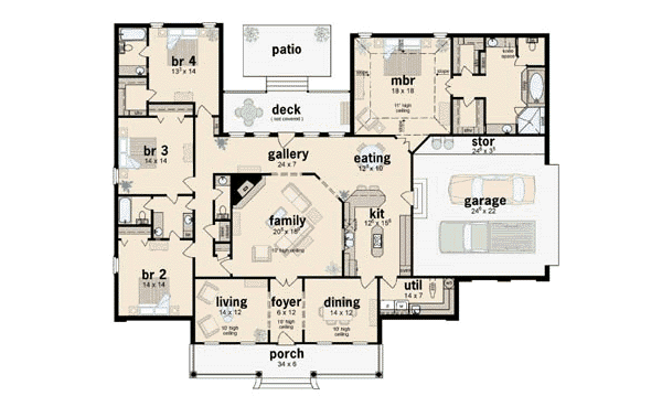 main floor house blueprint