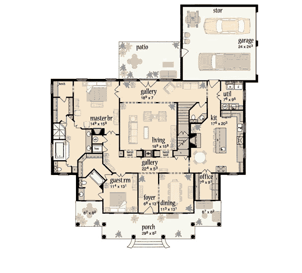 main floor house blueprint