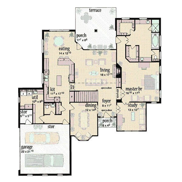 main floor house blueprint