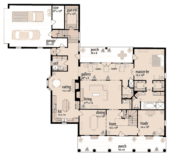 main floor house blueprint