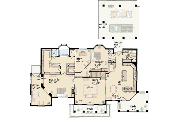 main floor house blueprint