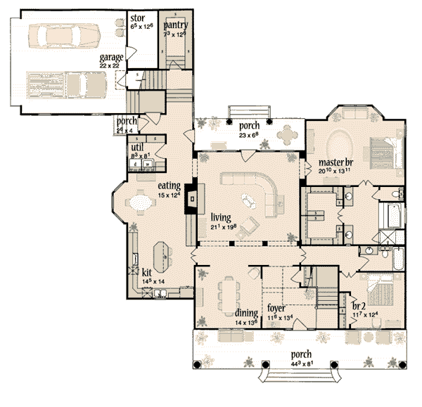 main floor house blueprint