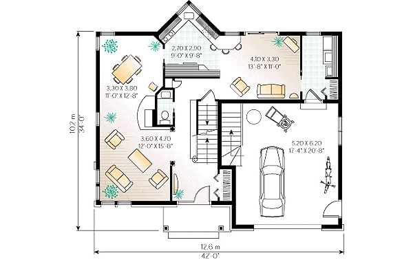 main floor house blueprint