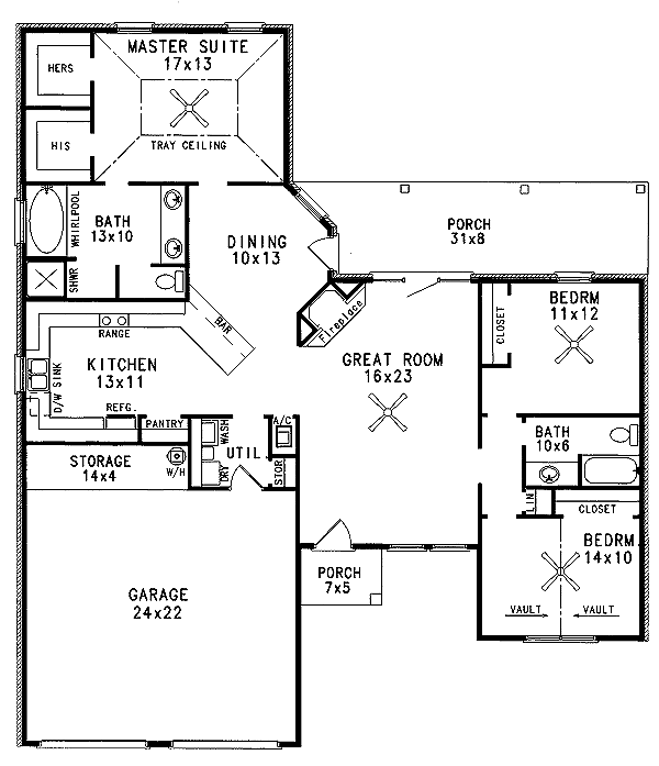 main floor house blueprint