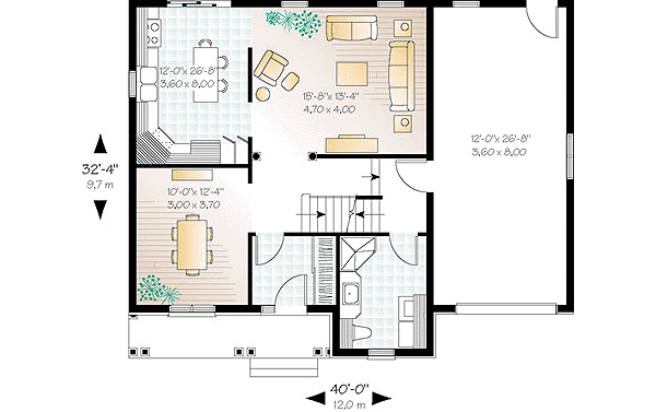 main floor house blueprint