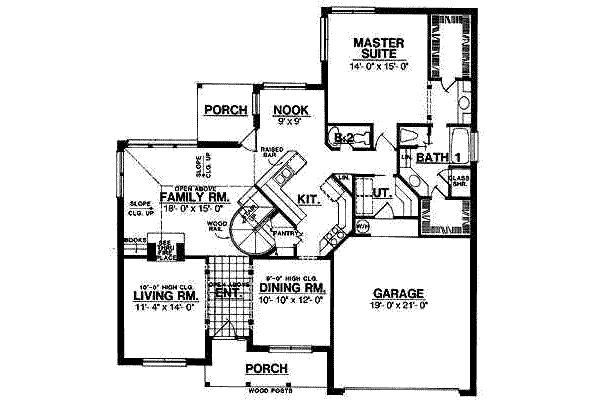 main floor house blueprint