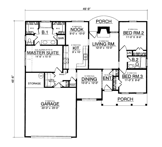 main floor house blueprint