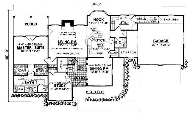 main floor house blueprint