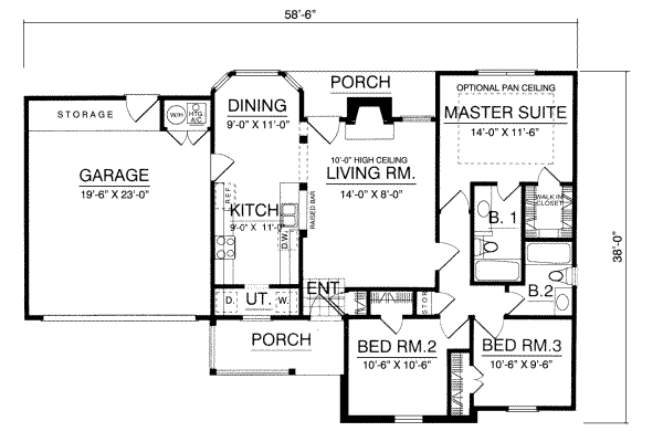 main floor house blueprint