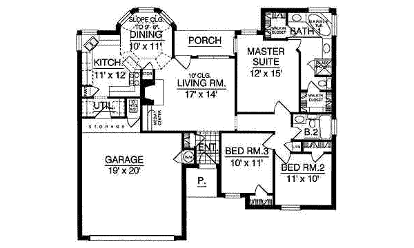 main floor house blueprint