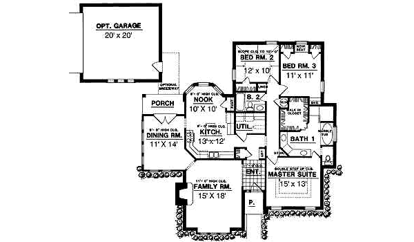 main floor house blueprint