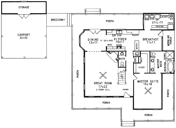 main floor house blueprint