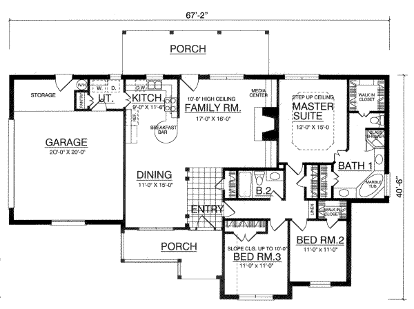 main floor house blueprint