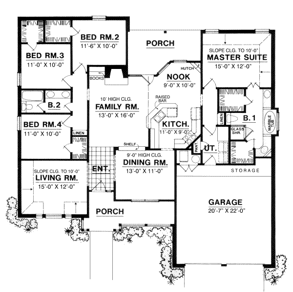 main floor house blueprint