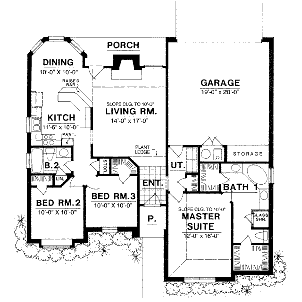 main floor house blueprint