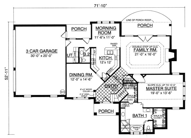 main floor house blueprint