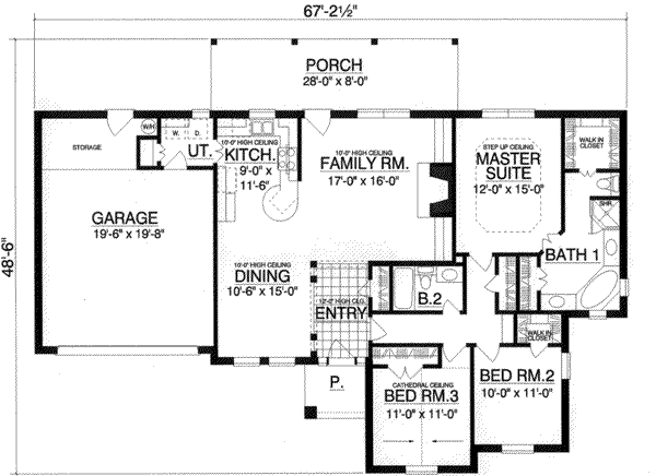 main floor house blueprint