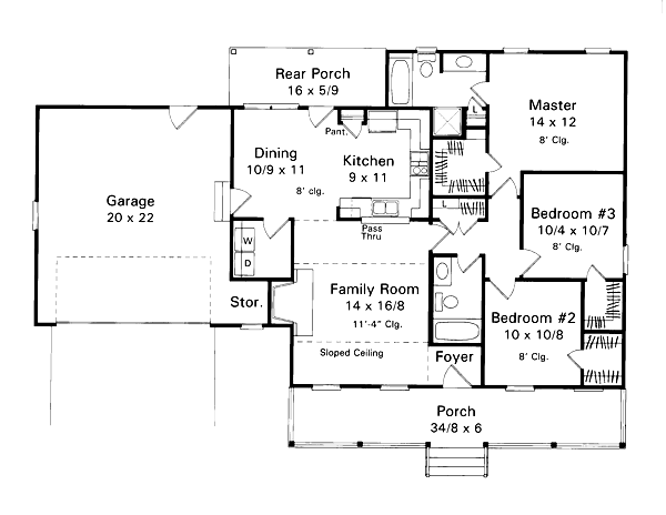 main floor house blueprint