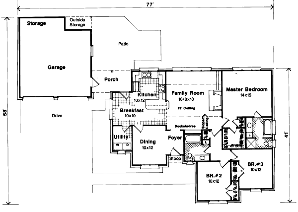 main floor house blueprint