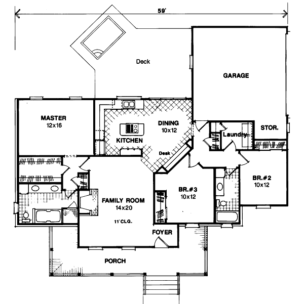 main floor house blueprint