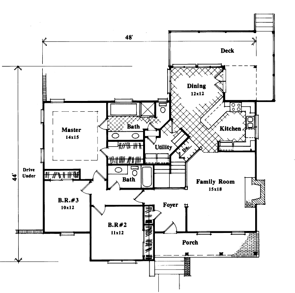 main floor house blueprint