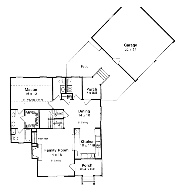 main floor house blueprint