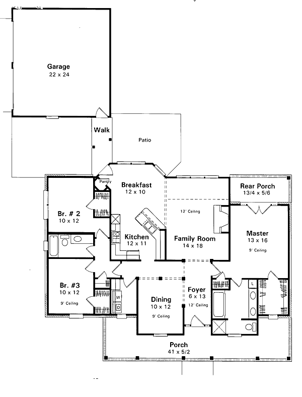 main floor house blueprint