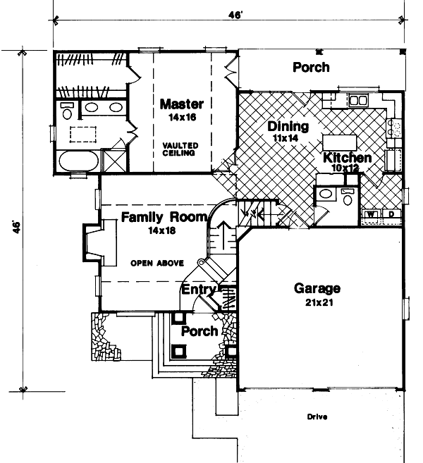 main floor house blueprint