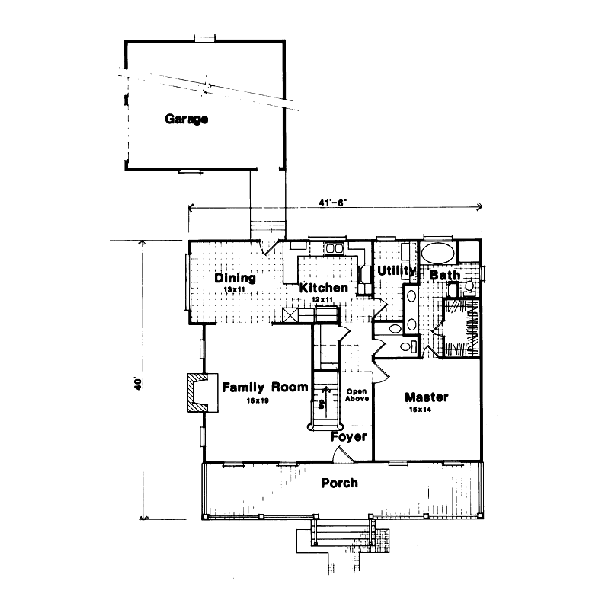 main floor house blueprint