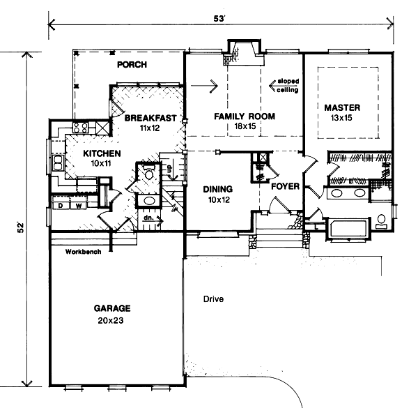 main floor house blueprint