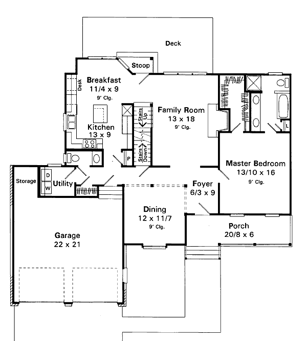 main floor house blueprint