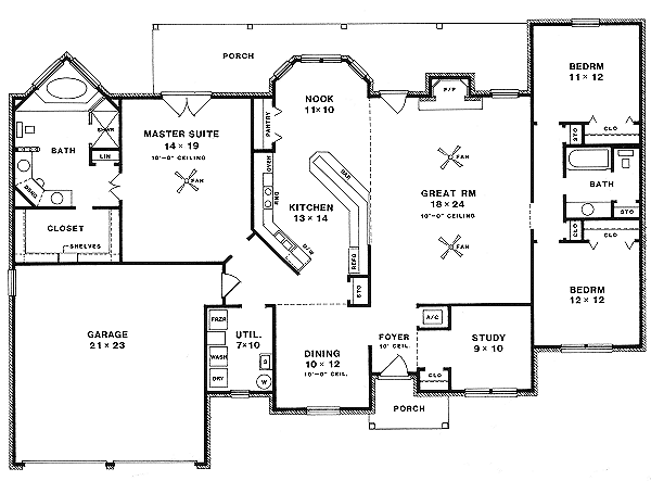 main floor house blueprint
