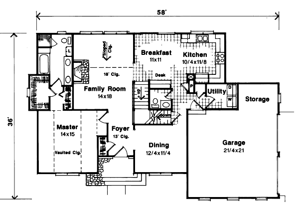 main floor house blueprint