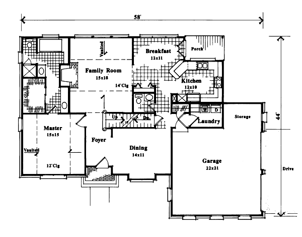 main floor house blueprint