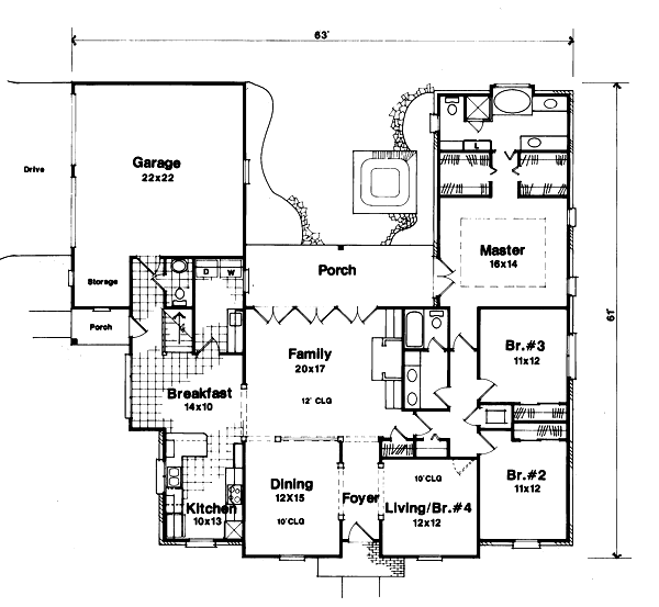 main floor house blueprint