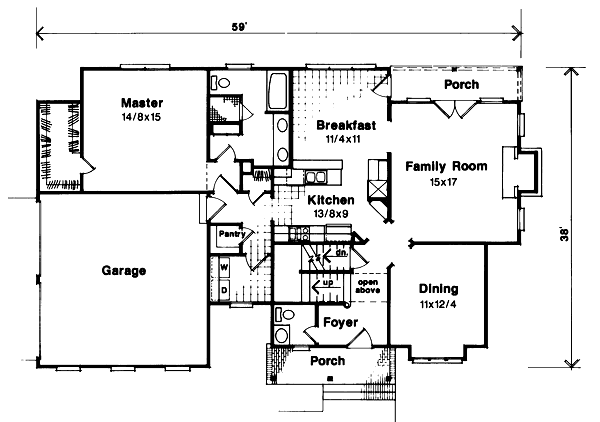 main floor house blueprint