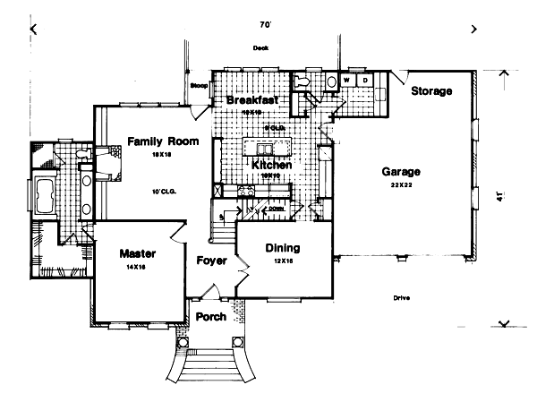 main floor house blueprint