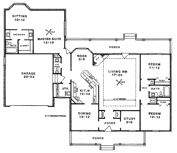 main floor house blueprint
