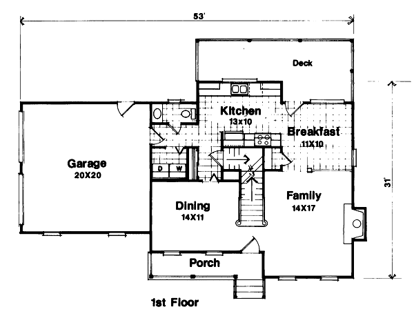 main floor house blueprint