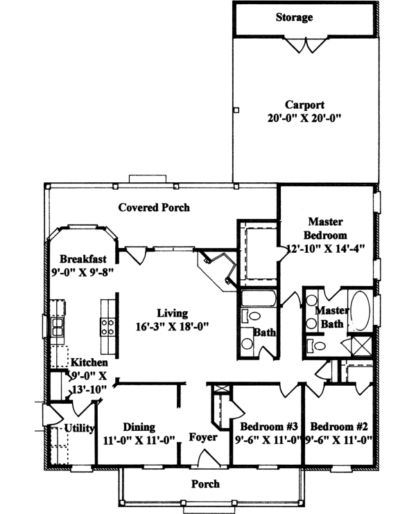 main floor house blueprint