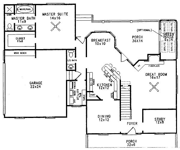 main floor house blueprint