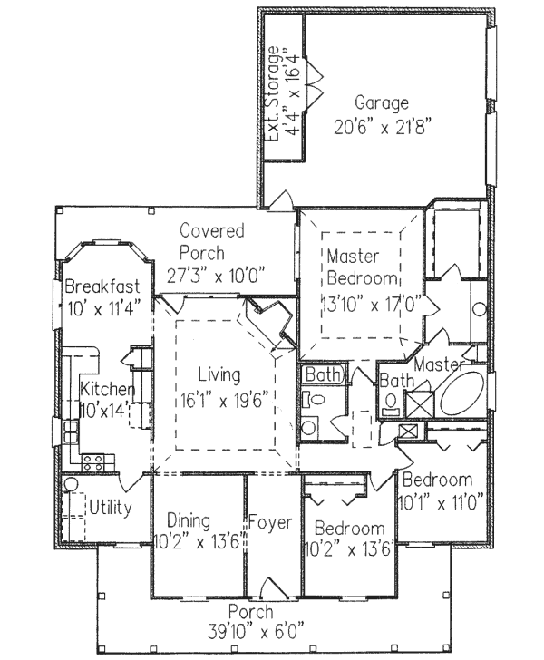 main floor house blueprint