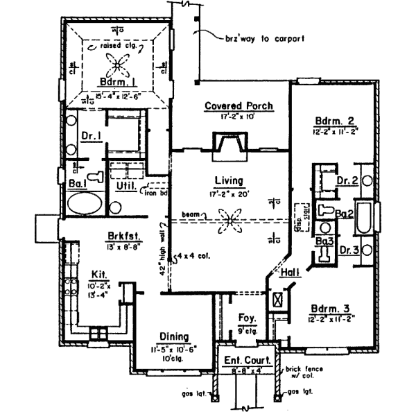 main floor house blueprint