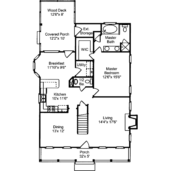 main floor house blueprint