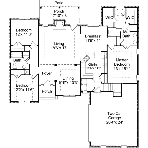 main floor house blueprint
