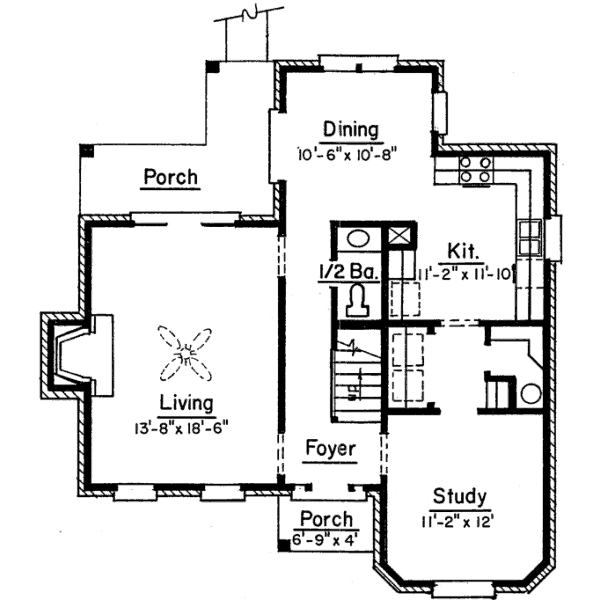 main floor house blueprint